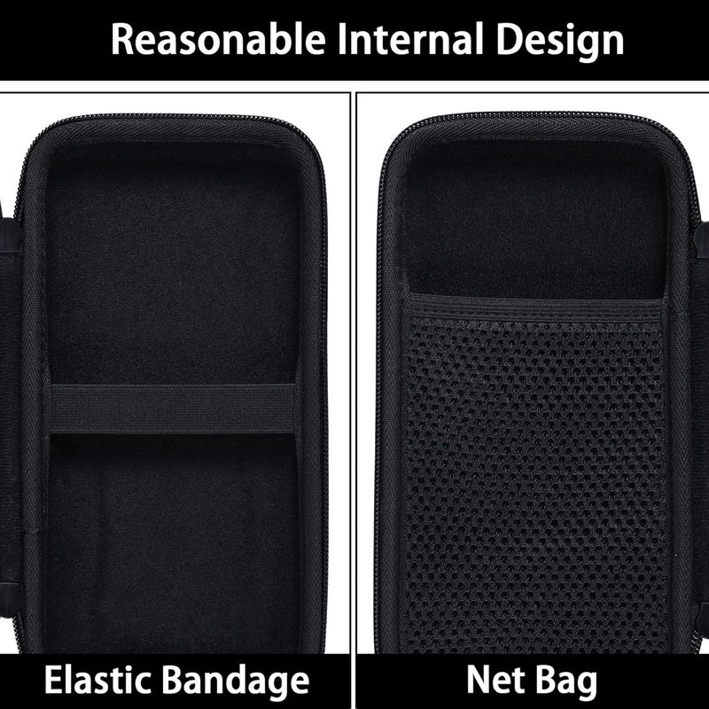 Co2Crea Carrying Case for Texas Instruments TI-84 Plus CE Python Enhanced/TI-84/TI-Nspire CX II CAS/TI-Nspire CX II/TI-83 Plus/TI-89 Titanium/TI-85/TI-86 Color Graphing Calculator, All Black Case - Image 4